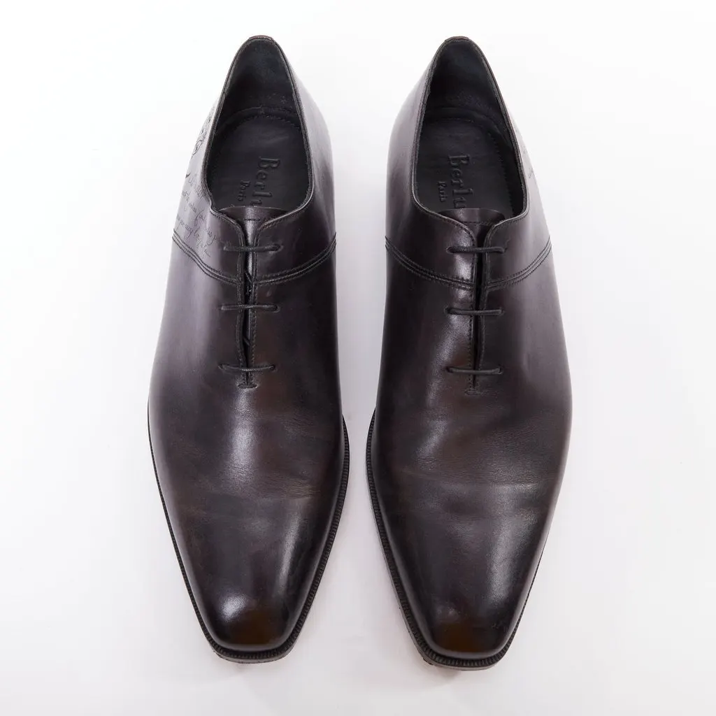 Berluti Alessandro Grey Leather Good - Back View