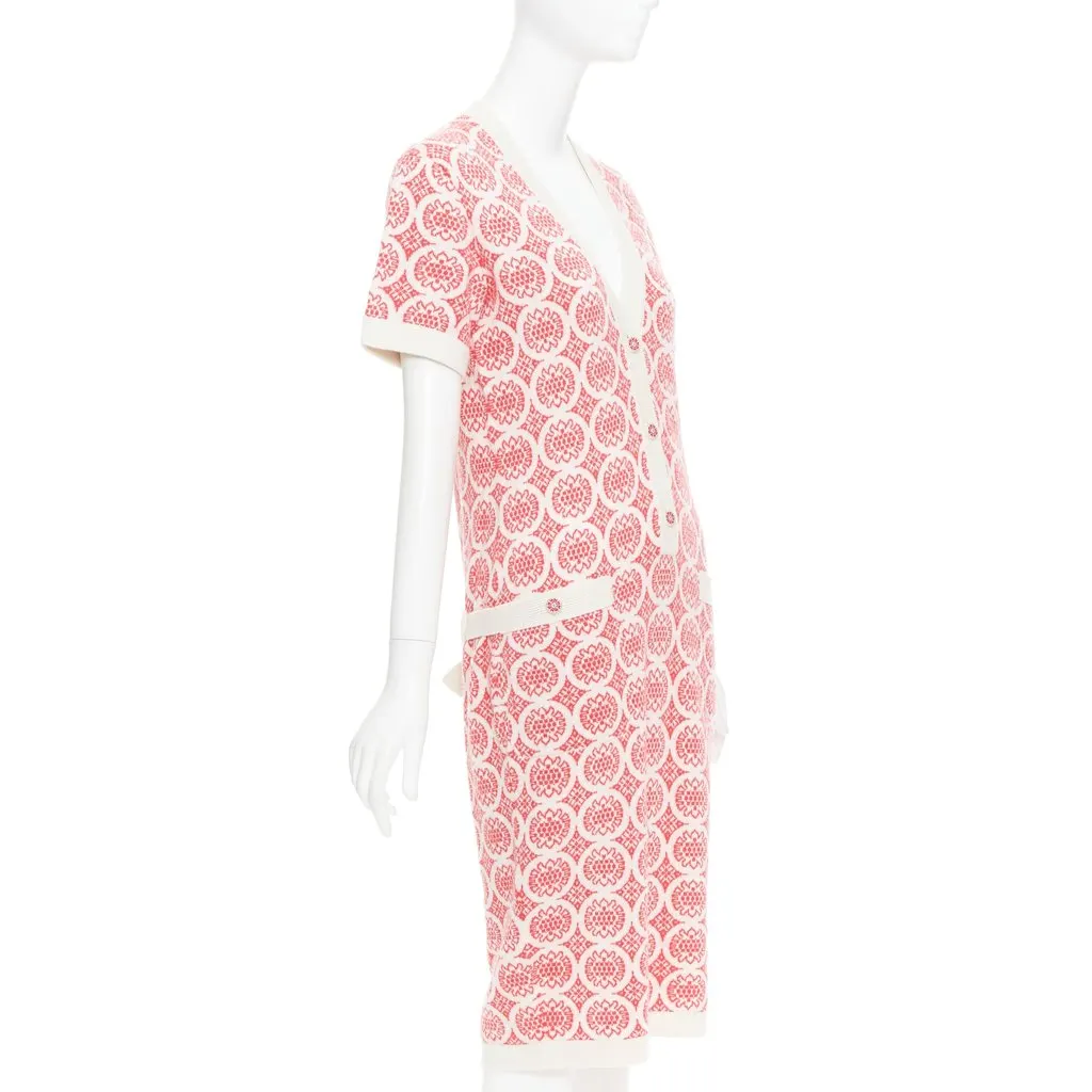 Chanel Red Cashmere Dress Red Cashmere Very good - Inside View