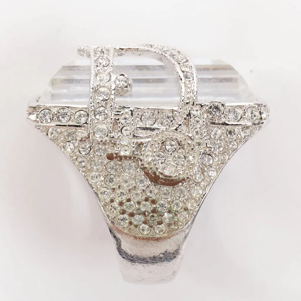 Dior Silver Metal Rings Silver Metal Very good - Box View