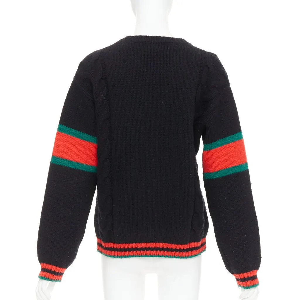 Gucci Black Wool Knitwear Black Wool Good - Box View