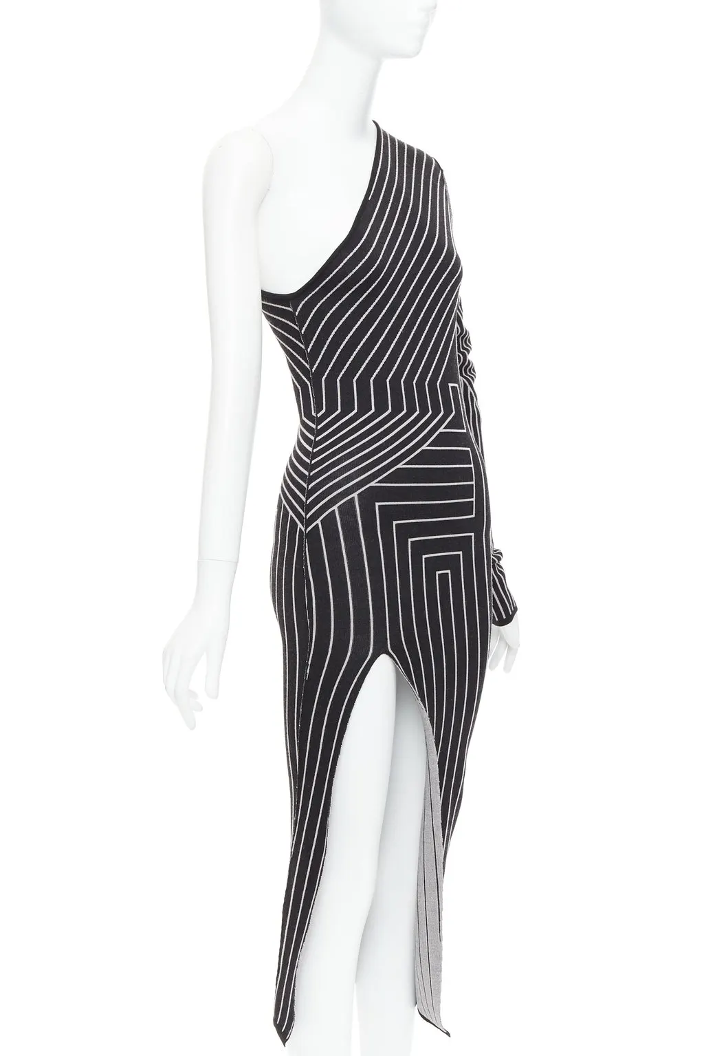 Rick Owens Grey Wool Dress Grey Wool Never worn - Inside View