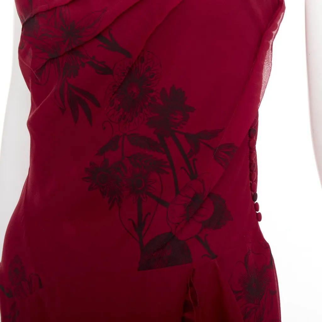 Dior Red Silk Dress Red Silk Never worn, with tag - Back View