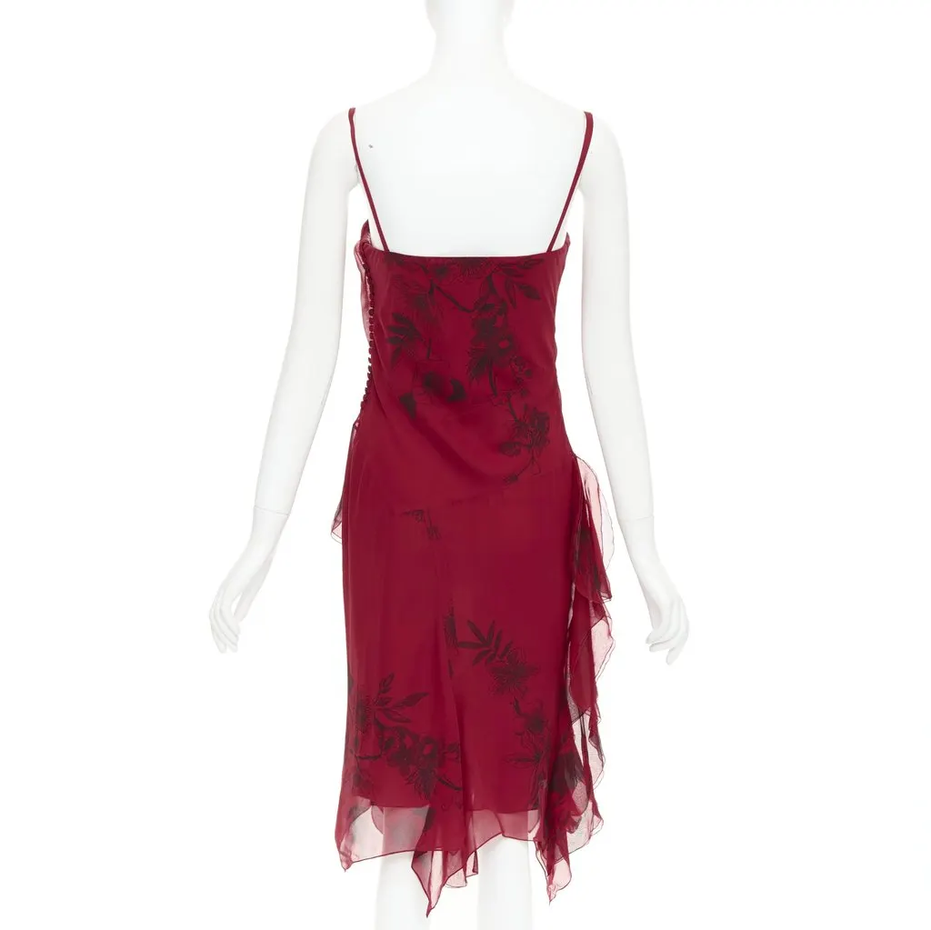 Dior Red Silk Dress Red Silk Never worn, with tag - Box View