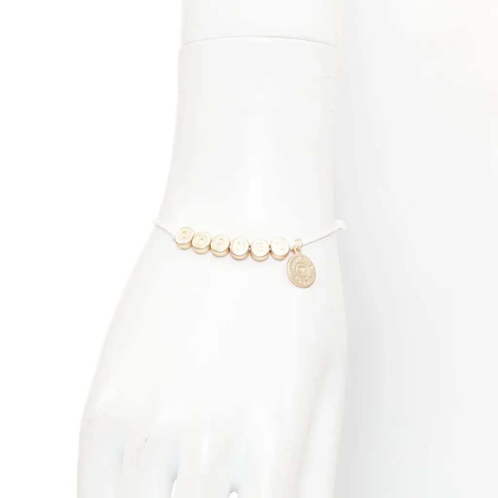 Chanel White Metal Bracelets White Metal Very good - Back View