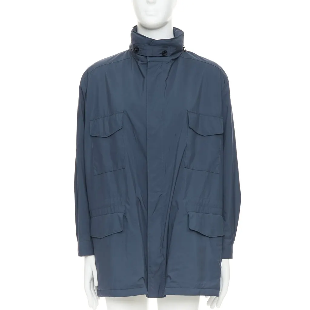 Loro Piana Traveller Navy Polyester Good - Front View