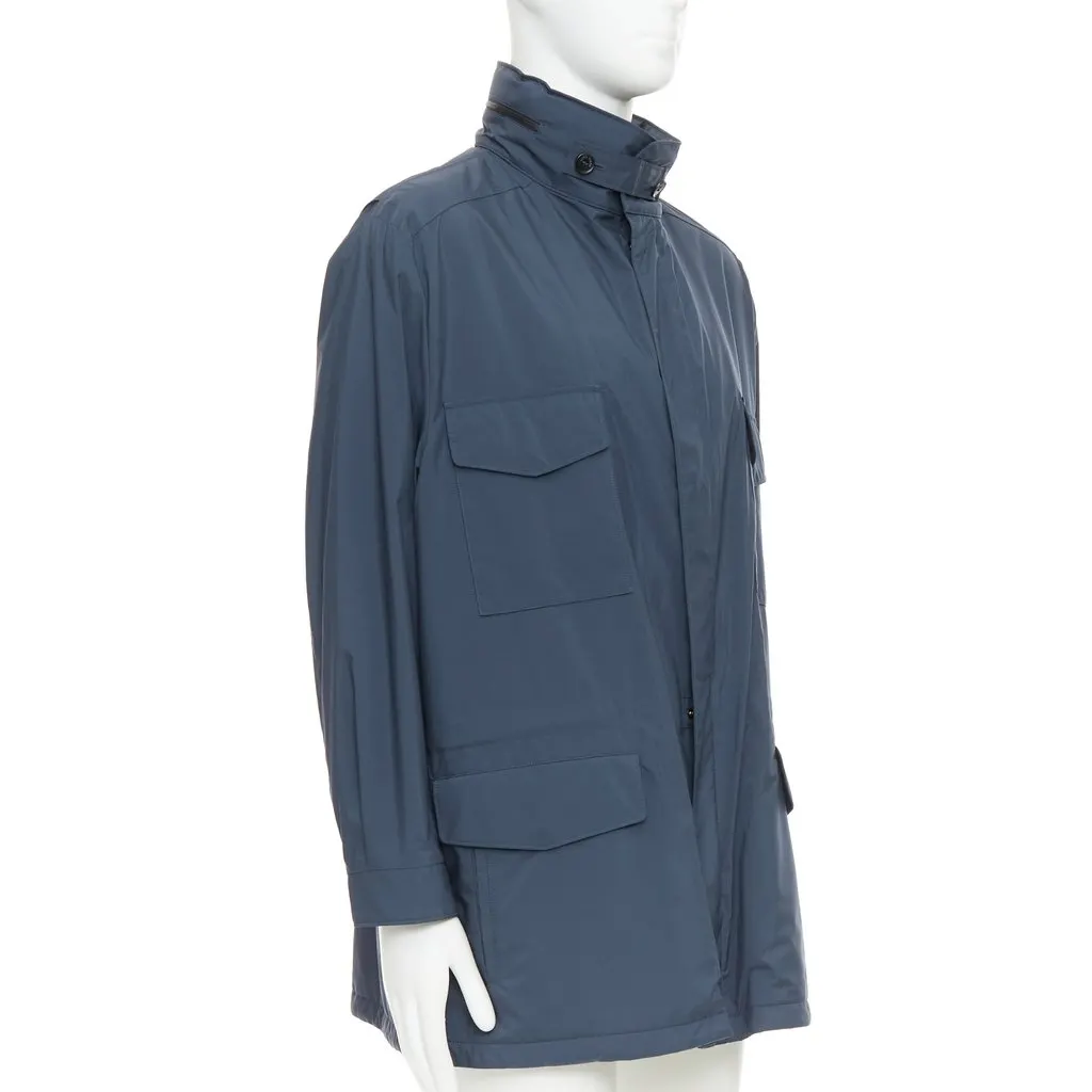 Loro Piana Traveller Navy Polyester Good - Model View