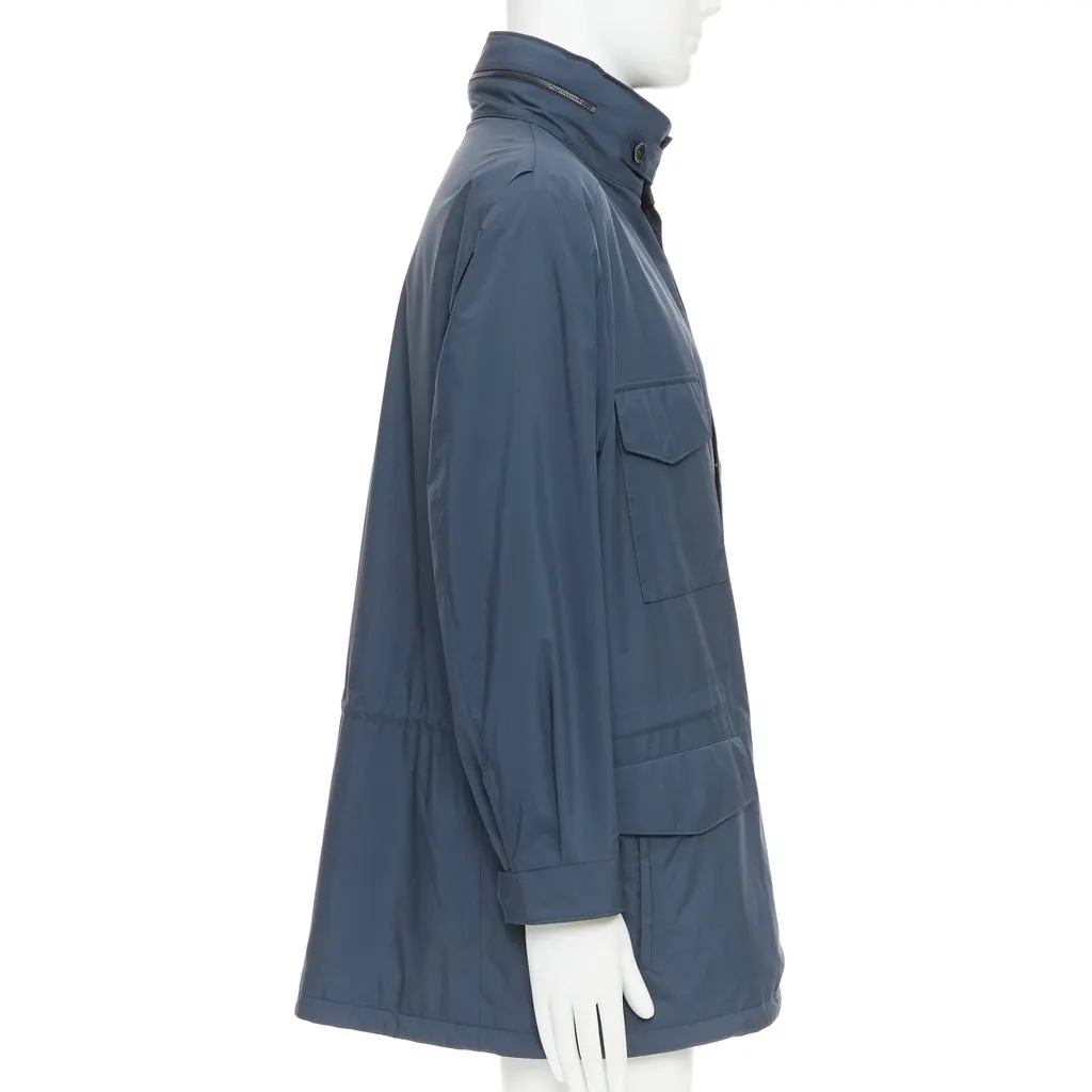 Loro Piana Traveller Navy Polyester Good - Box View