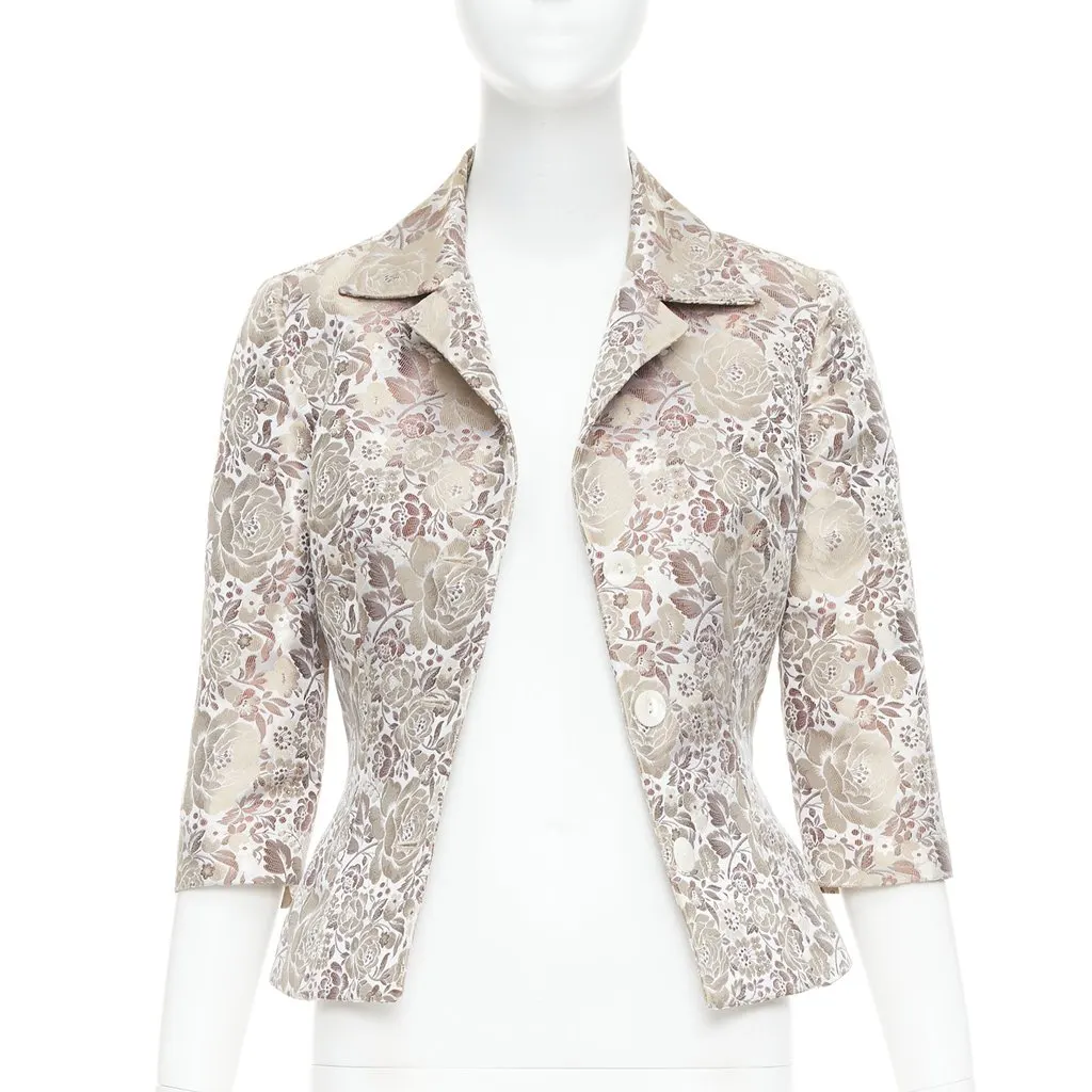 Dolce & Gabbana Beige Polyester Jacket Beige Polyester Very good - Inside View