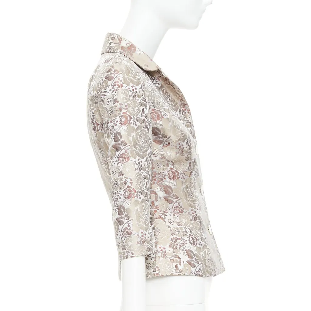 Dolce & Gabbana Beige Polyester Jacket Beige Polyester Very good - Box View