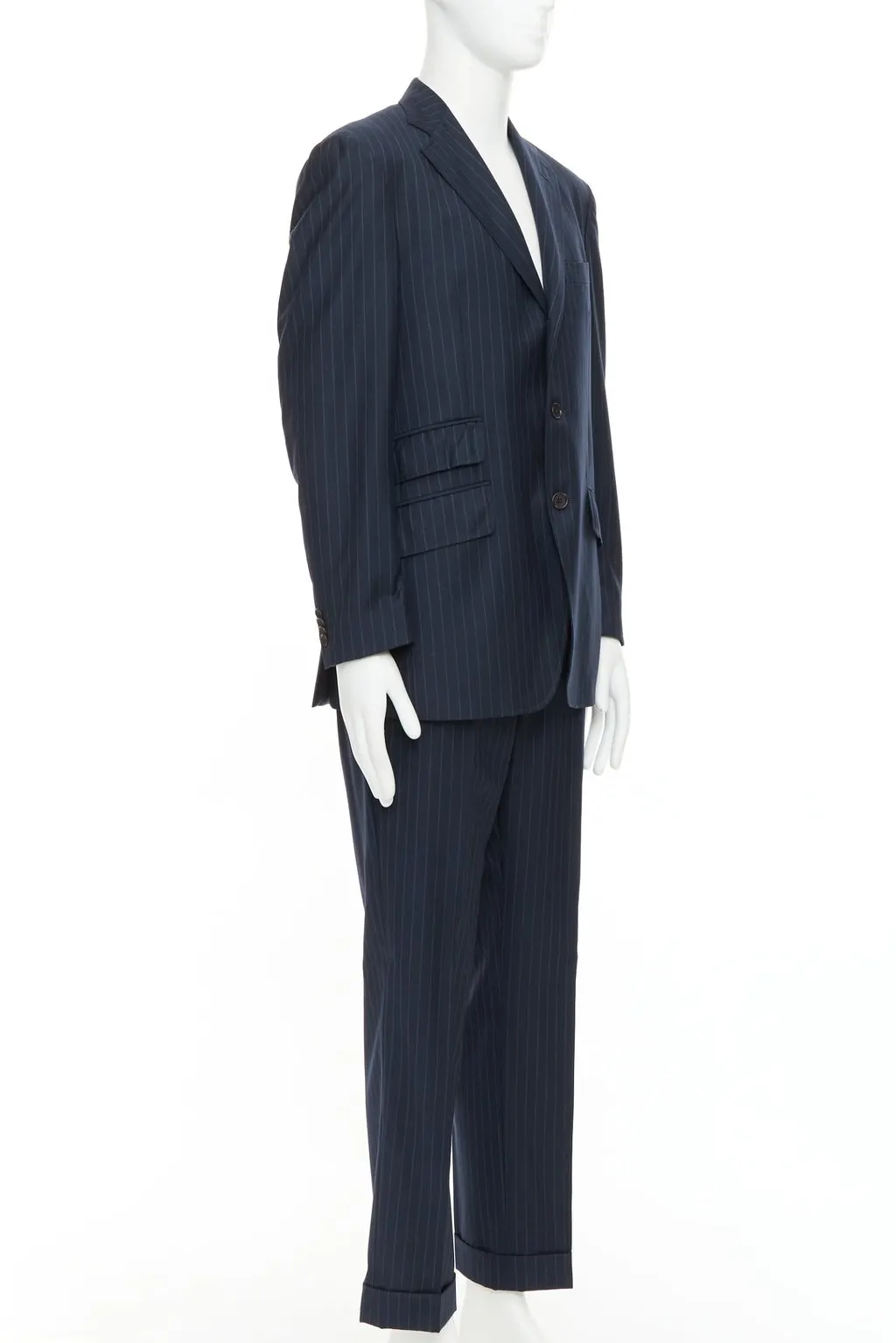 Etro Navy Wool Jacket Navy Wool Very good - Inside View