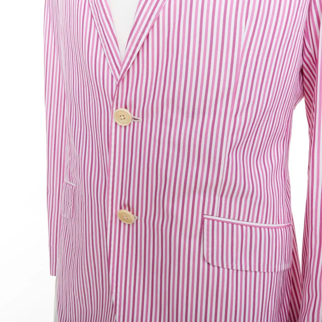 Etro Pink Cotton Jacket Pink Cotton Very good - Back View