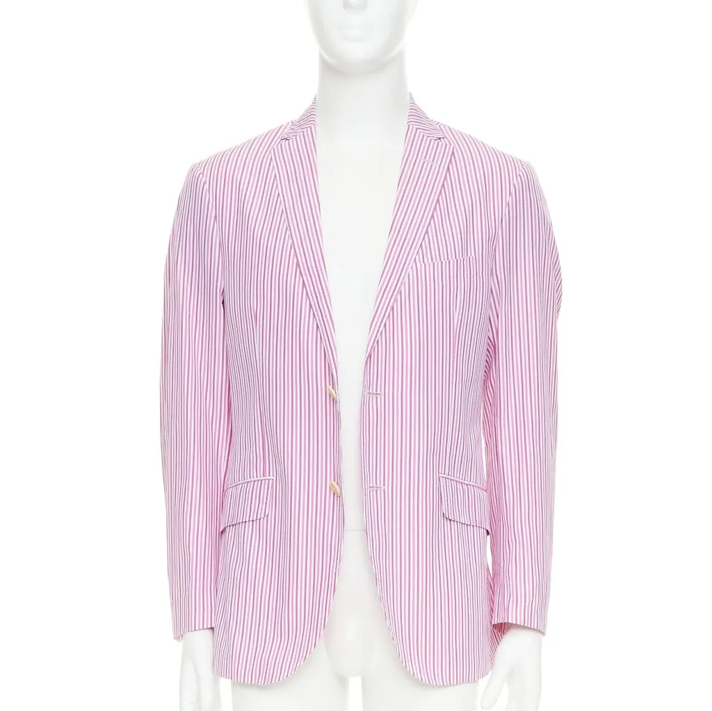 Etro Pink Cotton Jacket Pink Cotton Very good - Inside View