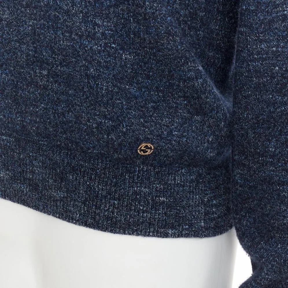 Gucci Blue Wool Knitwear Blue Wool Very good - Back View