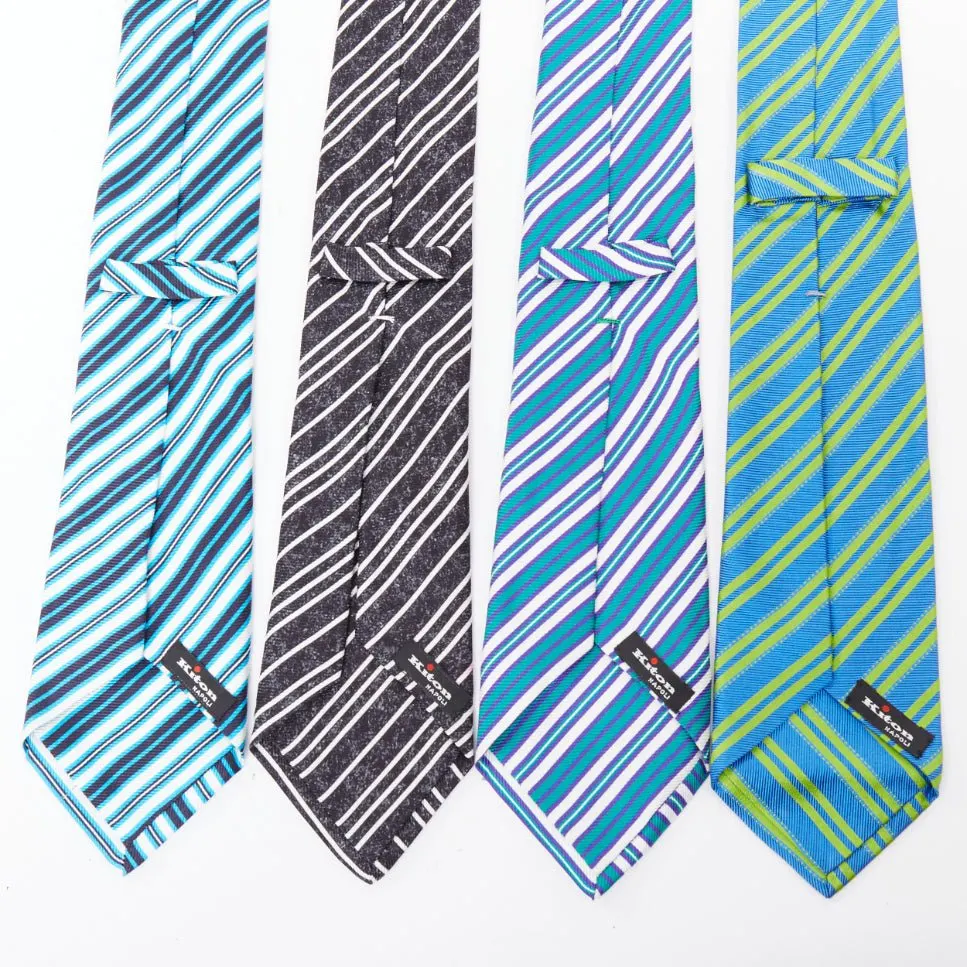 Kiton MultiColor Silk Ties MultiColor Silk Very good - Back View