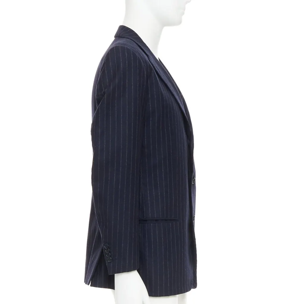 Kiton Navy Cashmere Jacket Navy Cashmere Very good - Model View