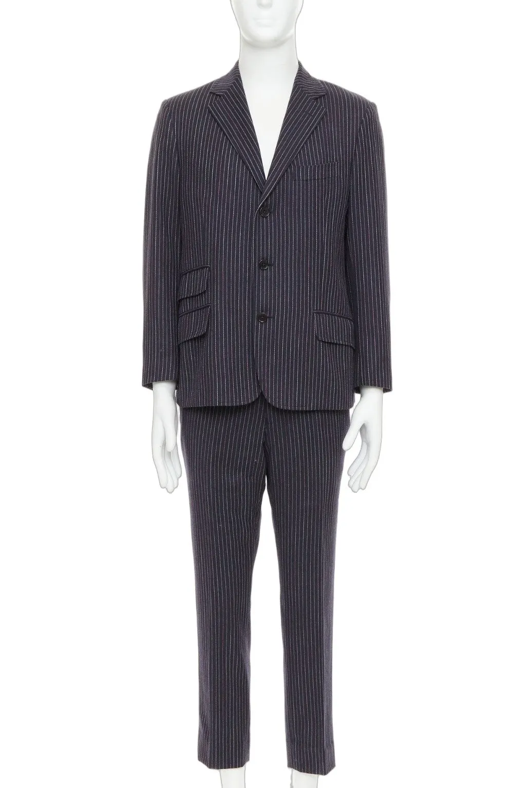 Etro Grey Wool Jacket Grey Wool Good - Front View