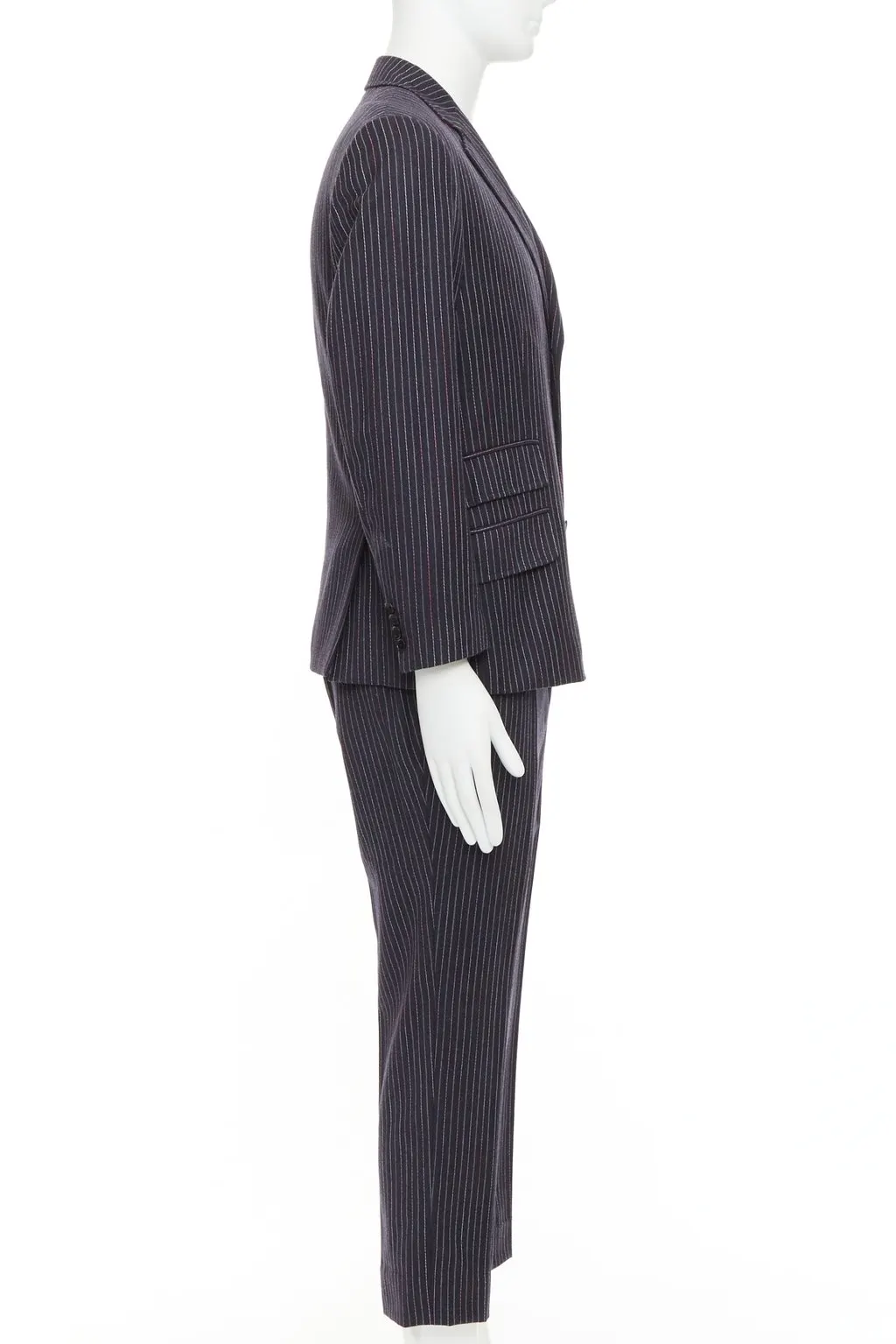 Etro Grey Wool Jacket Grey Wool Good - Model View