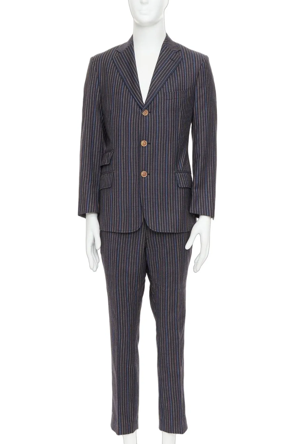 Etro Grey Wool Jacket Grey Wool Very good - Front View