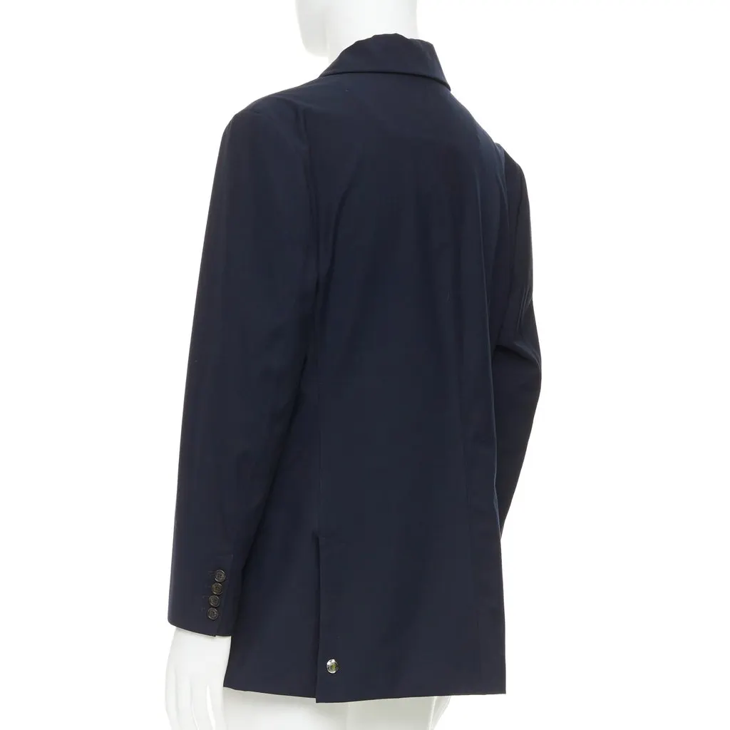 Ralph Lauren Navy Polyester Coat Navy Polyester Good - Box View