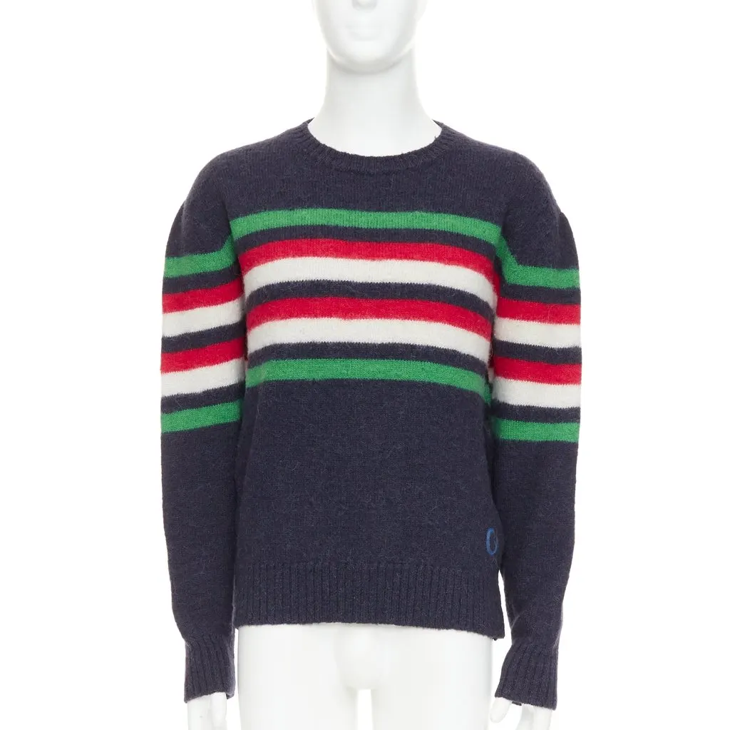 Gucci Navy Wool Knitwear Navy Wool Very good - Front View
