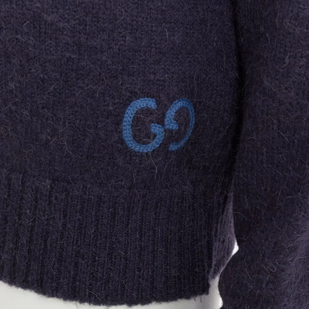 Gucci Navy Wool Knitwear Navy Wool Very good - Back View