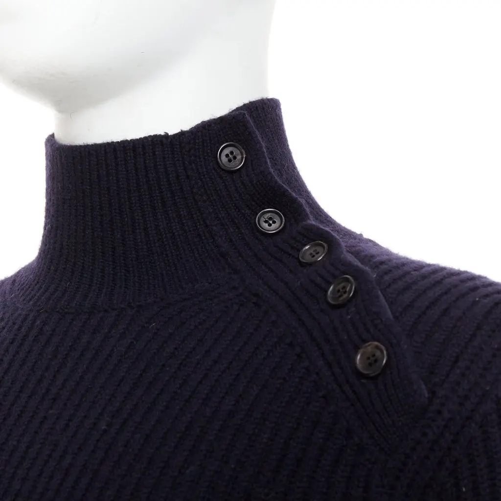 Brioni Navy Cashmere Knitwear Navy Cashmere Very good - Back View