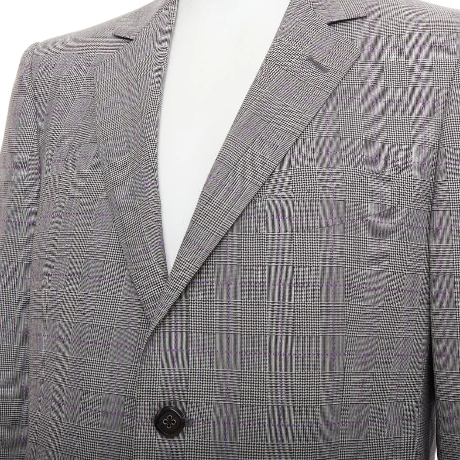 Etro Grey Wool Jacket Grey Wool Very good - Back View
