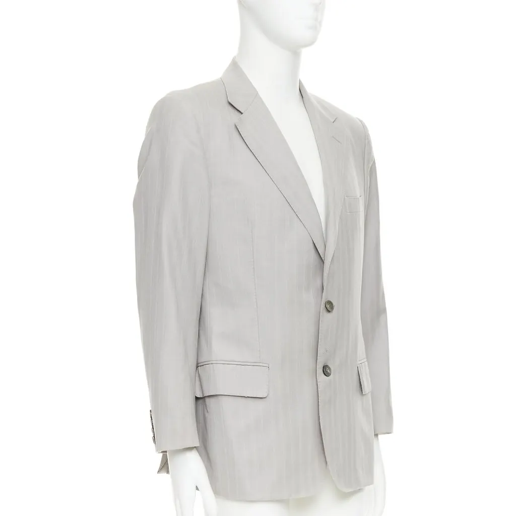 Gucci Grey Wool Jacket Grey Wool Fair - Inside View