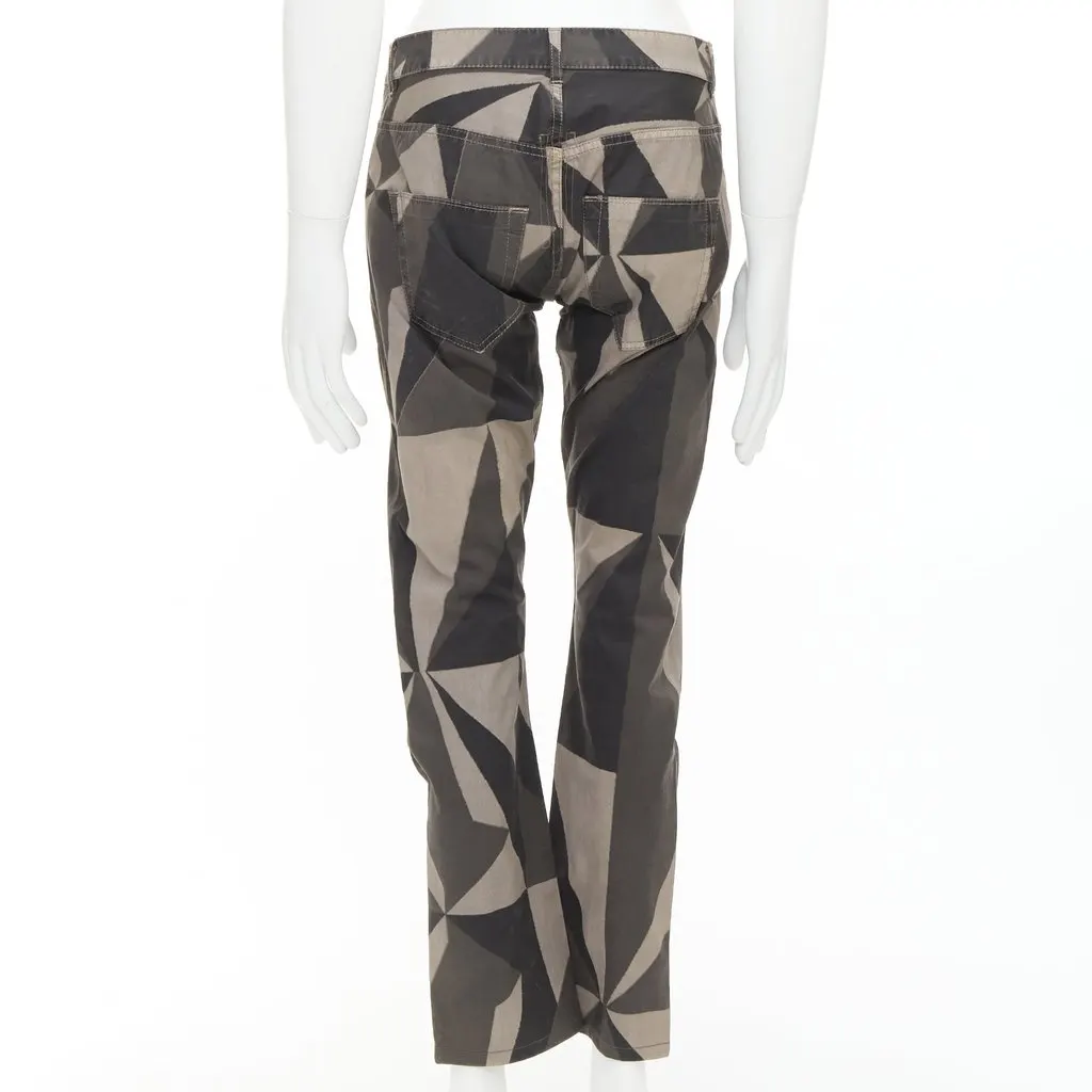 Rick Owens Island Geometric Detroit Khaki Cotton Fair - Box View