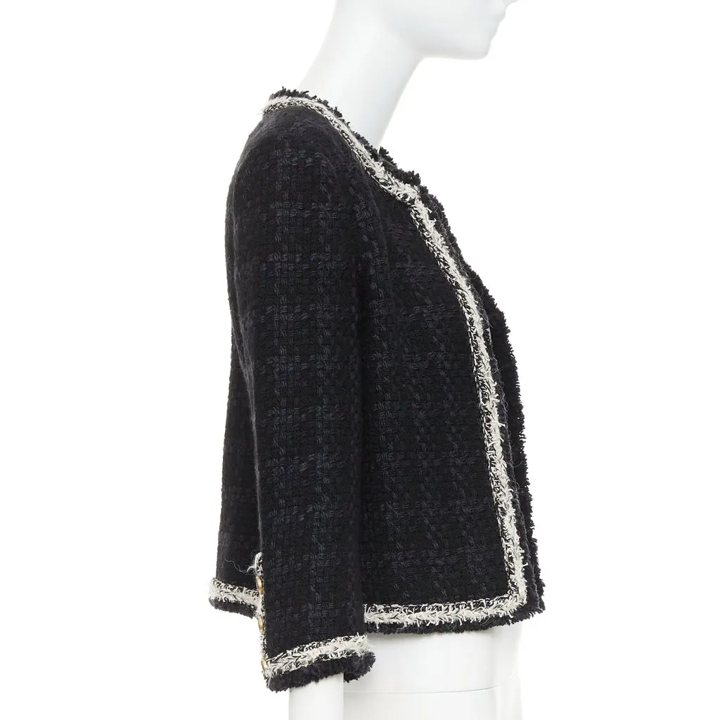Saint Laurent Navy Wool Jacket Navy Wool Very good - Model View
