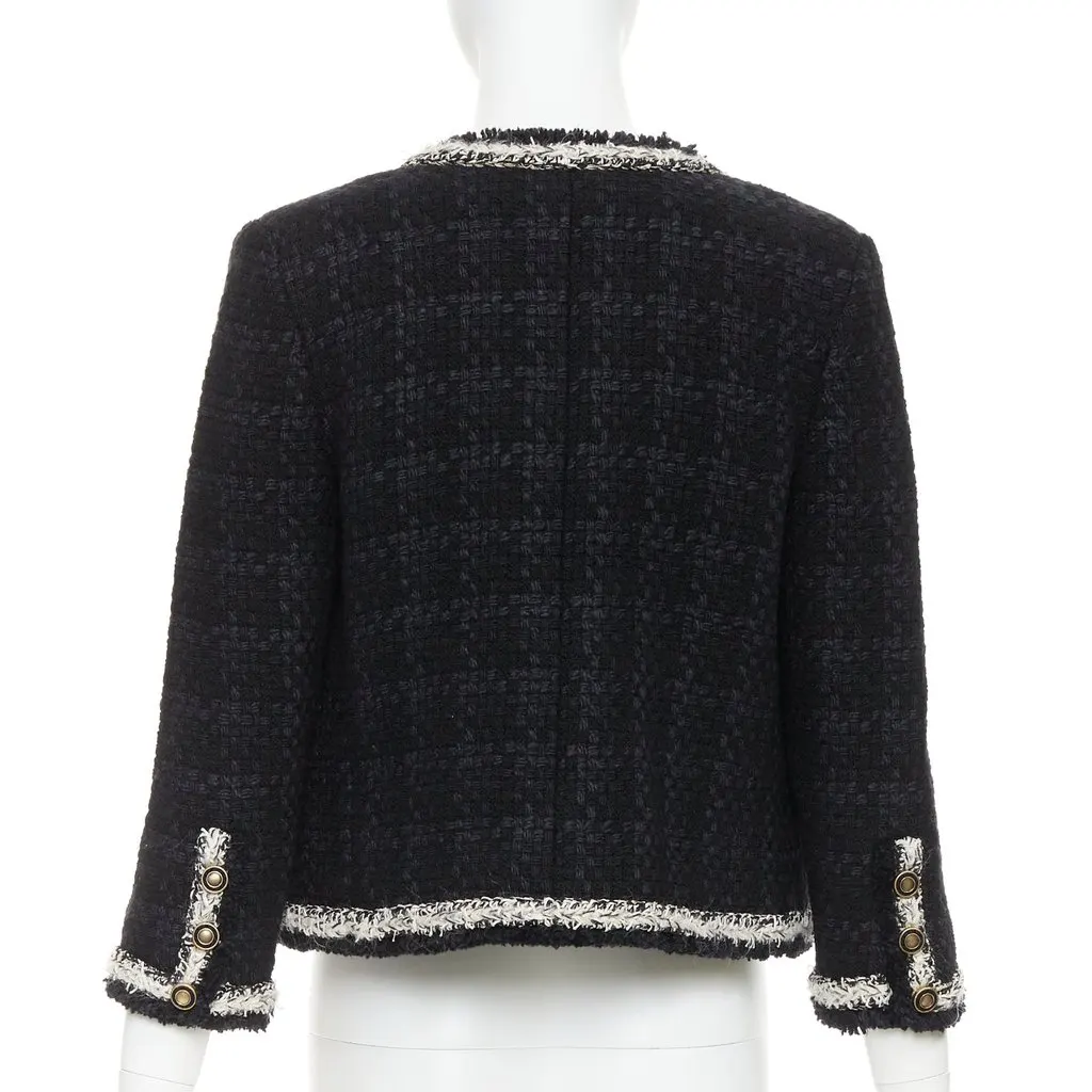 Saint Laurent Navy Wool Jacket Navy Wool Very good - Box View