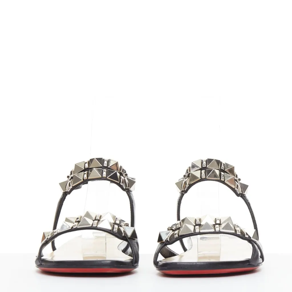 Christian Louboutin Galerietta Black Leather Good - Inside View