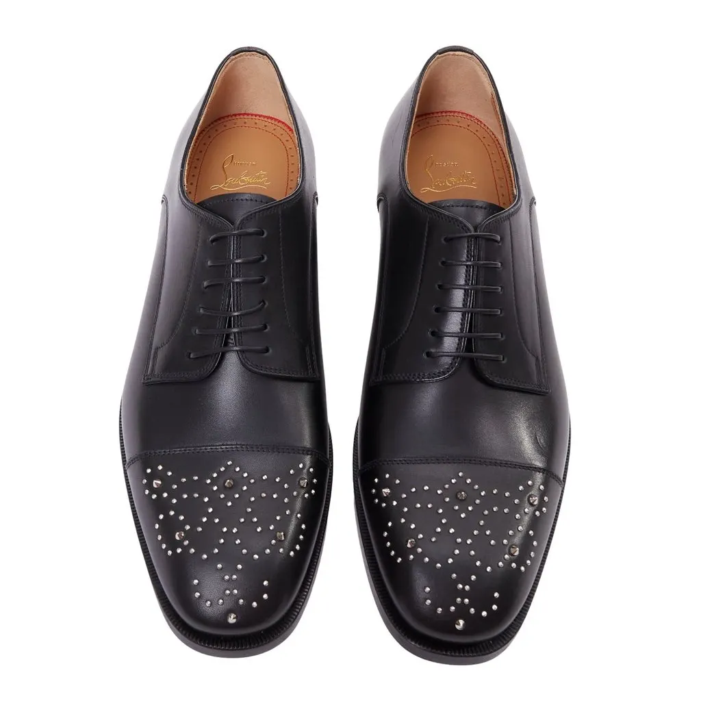 Christian Louboutin Maltese Black Leather Never worn - Front View