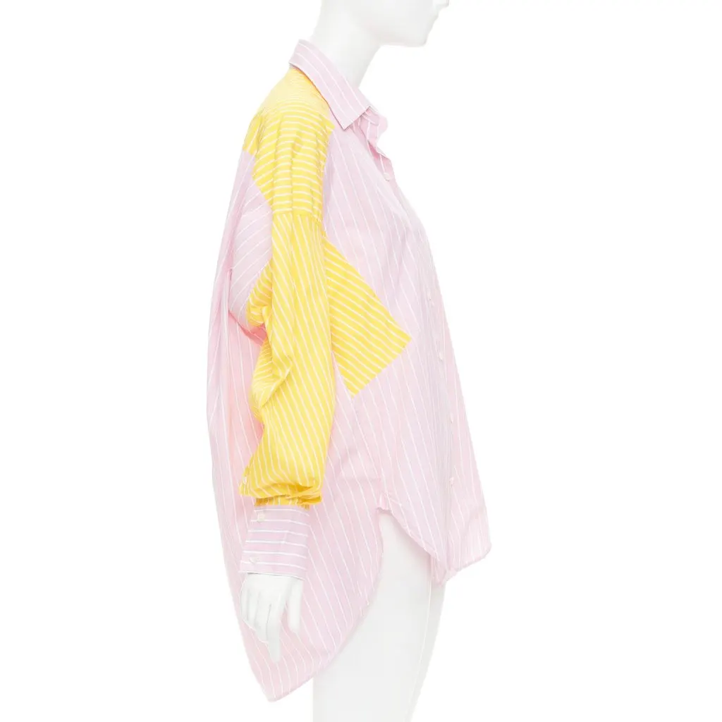 Celine Pink Cotton Top Pink Cotton Good - Model View