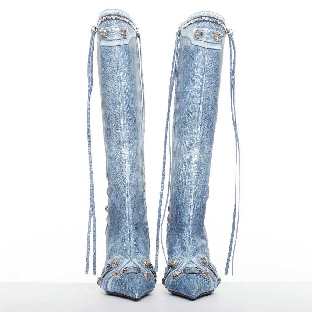 Balenciaga Cagole Blue Leather Very good - Inside View