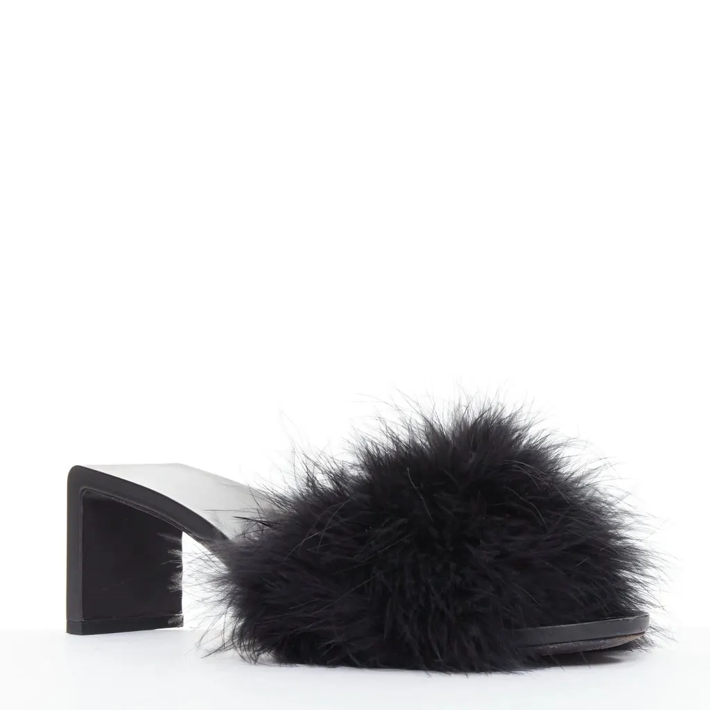 Balenciaga Boudoir Black Fur Very good - Inside View