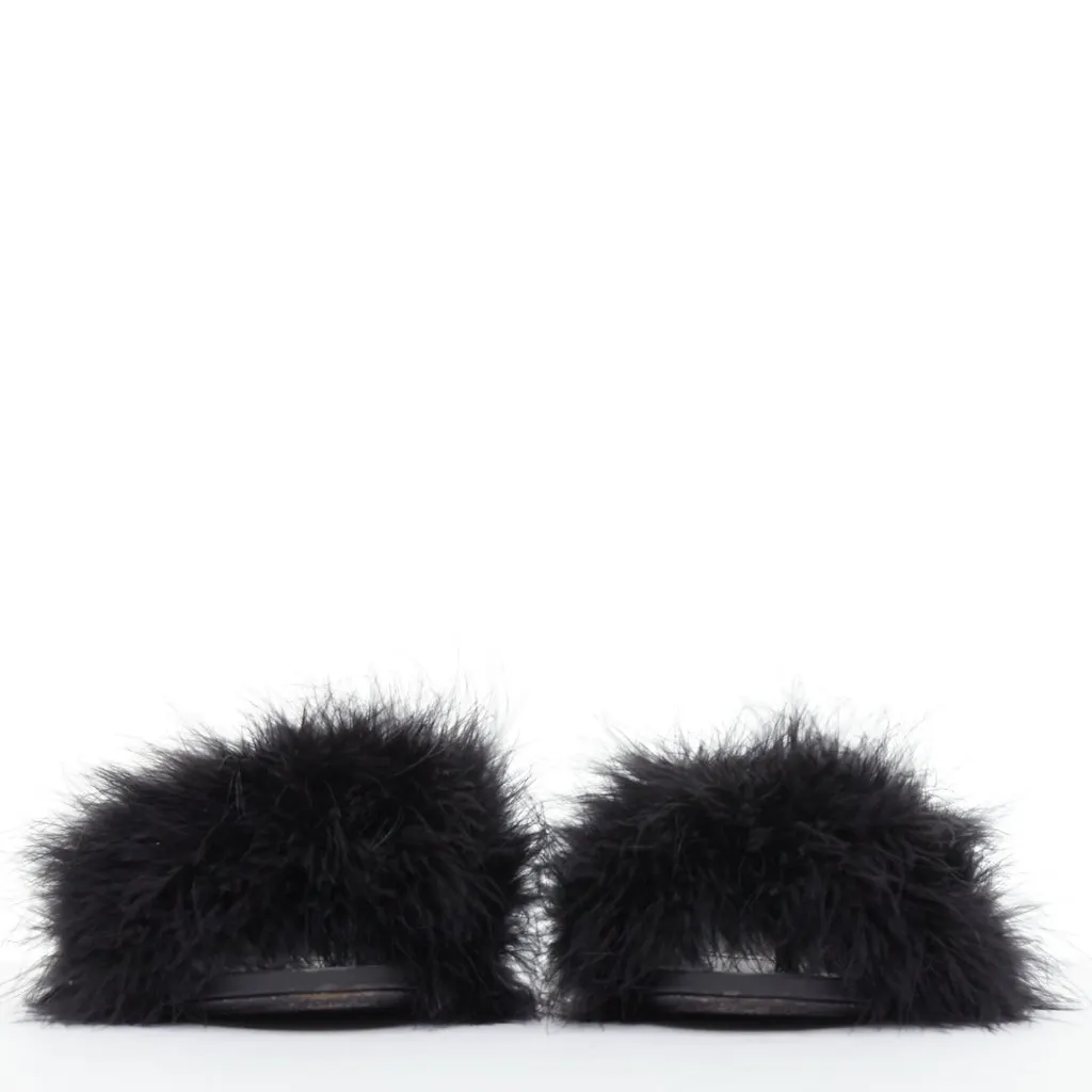 Balenciaga Boudoir Black Fur Very good - Model View