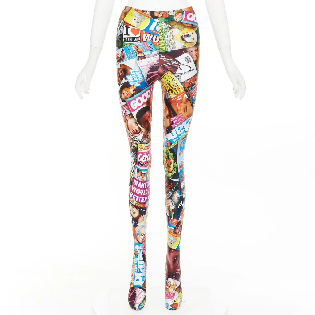 Balenciaga MultiColor Polyamide Trouser MultiColor Polyamide Very good - Front View