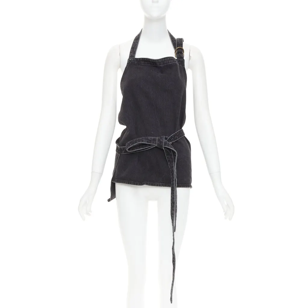 Balenciaga Grey Denim Dress Grey Denim Very good - Front View