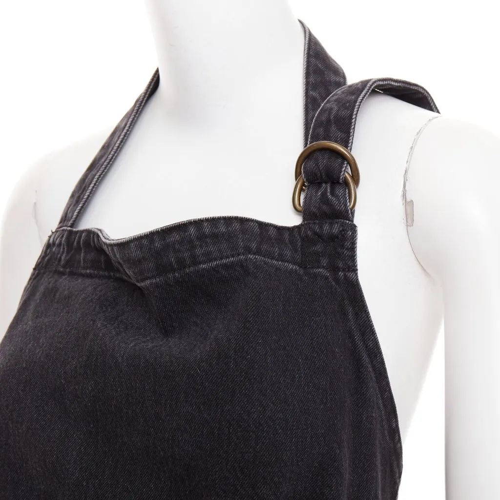 Balenciaga Grey Denim Dress Grey Denim Very good - Back View