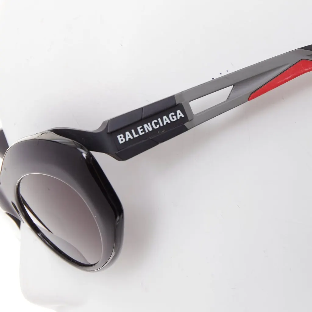Balenciaga BB0053S Black Plastic Good - Back View