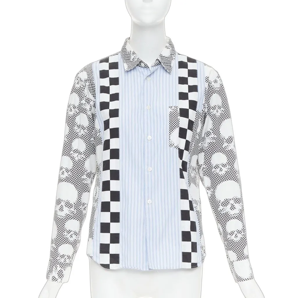 Comme des Garçons Blue Cotton Shirt Blue Cotton Very good - Front View