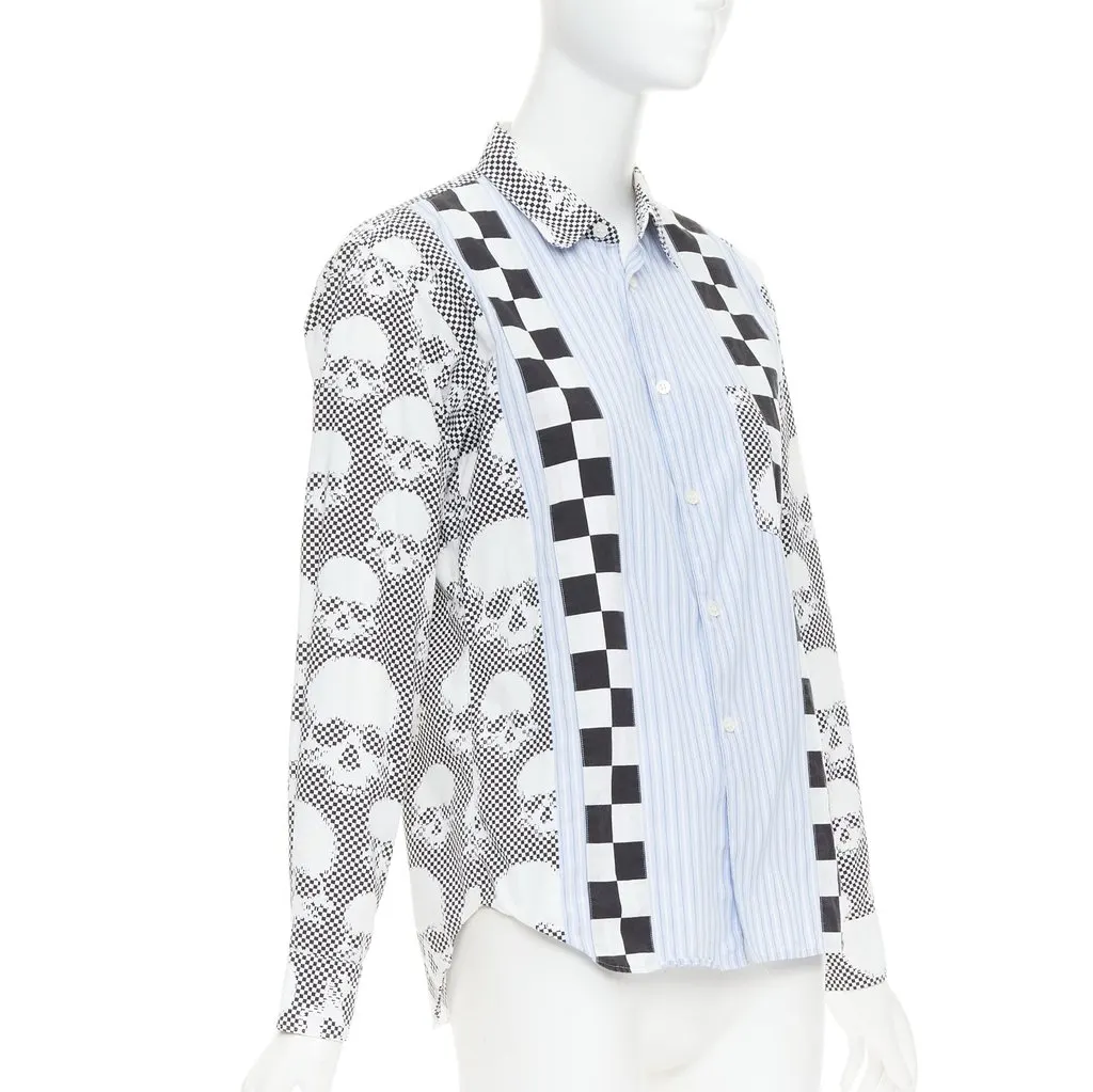 Comme des Garçons Blue Cotton Shirt Blue Cotton Very good - Inside View