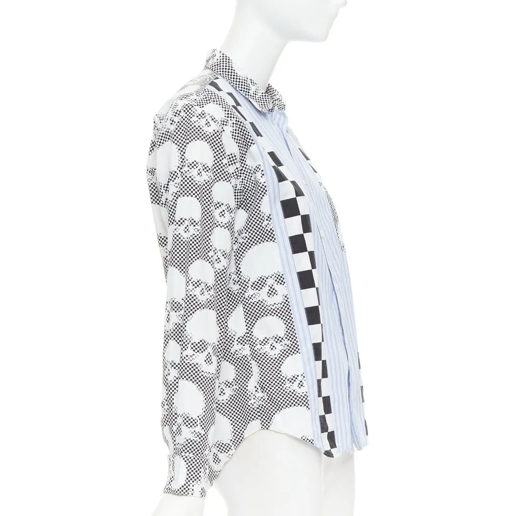 Comme des Garçons Blue Cotton Shirt Blue Cotton Very good - Model View