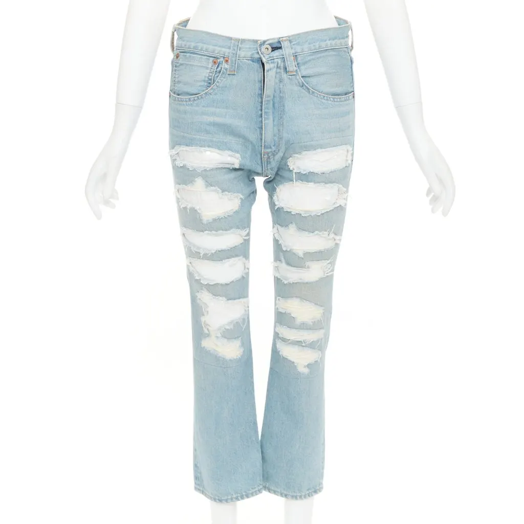 Junya Watanabe Blue Denim Jeans Blue Denim Very good - Front View