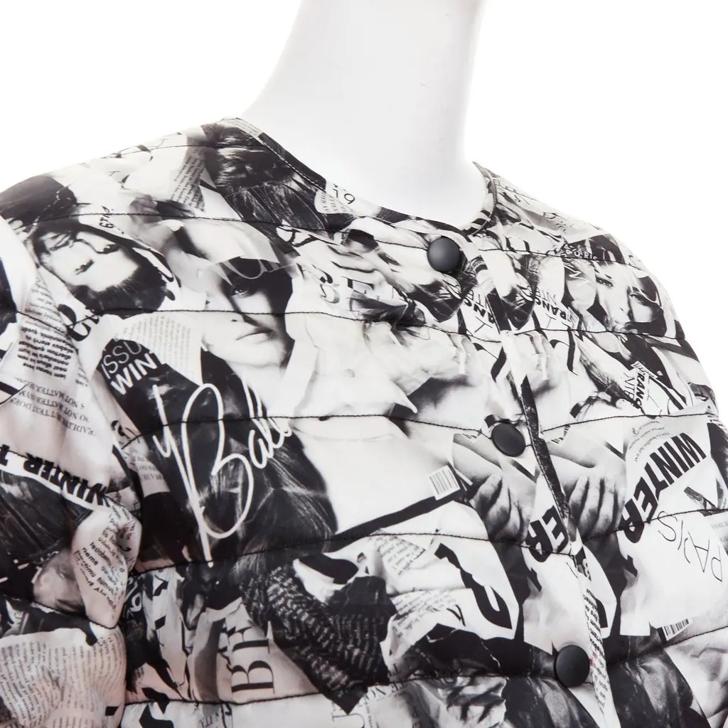 Balenciaga Black Silk Jacket Black Silk Fair - Back View