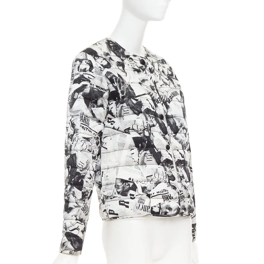 Balenciaga Black Silk Jacket Black Silk Fair - Model View