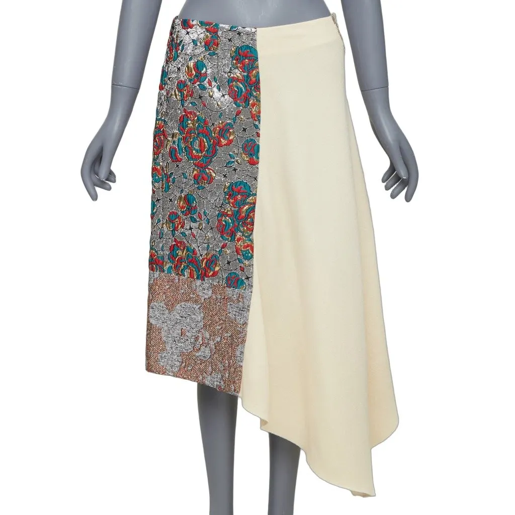 Stella McCartney Ecru Wool Skirt Ecru Wool Good - Front View