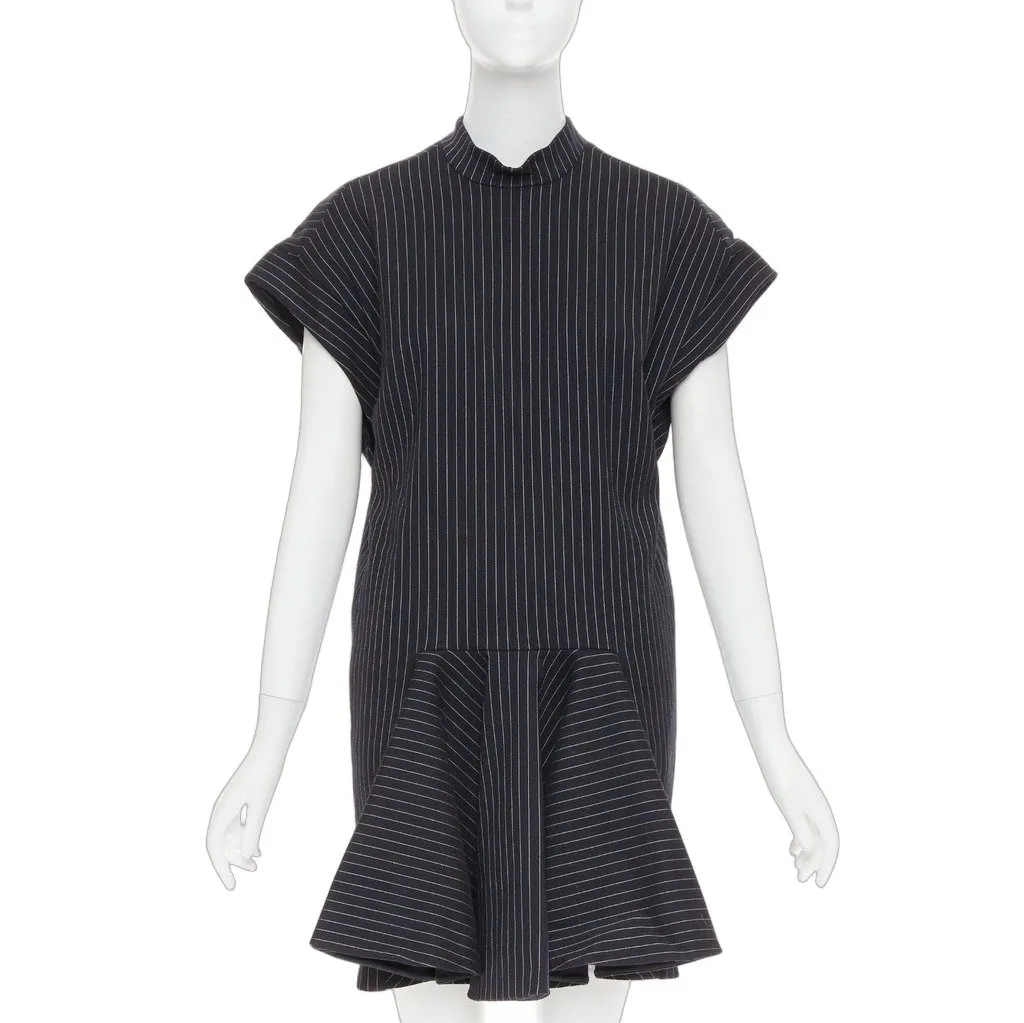Stella McCartney Grey Wool Dress Grey Wool Very good - Front View