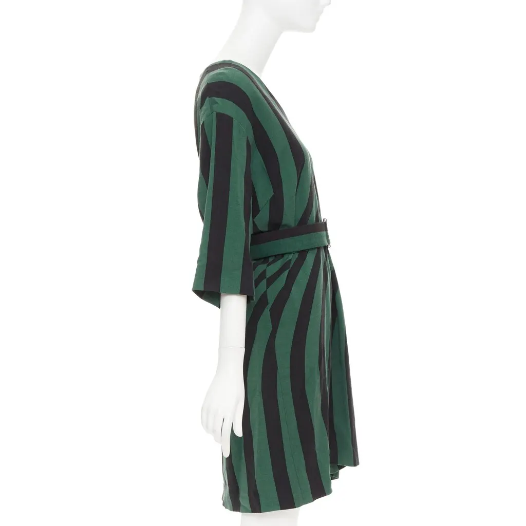Dries Van Noten Green Viscose Dress Green Viscose Very good - Model View